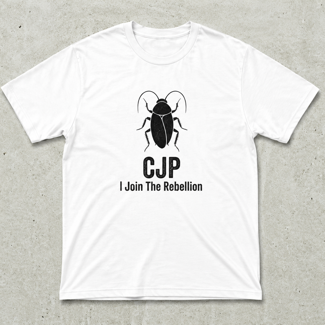 Join The Rebellion | Cockroach Janta Party Oversized T-Shirt