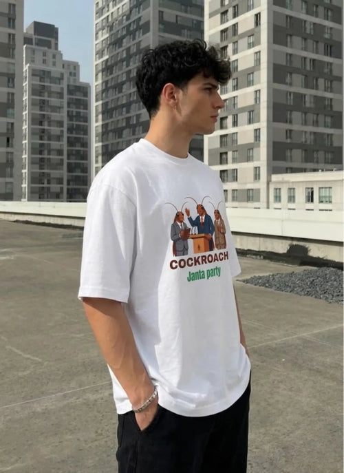 Cockroach Janta Party Oversized T-Shirt